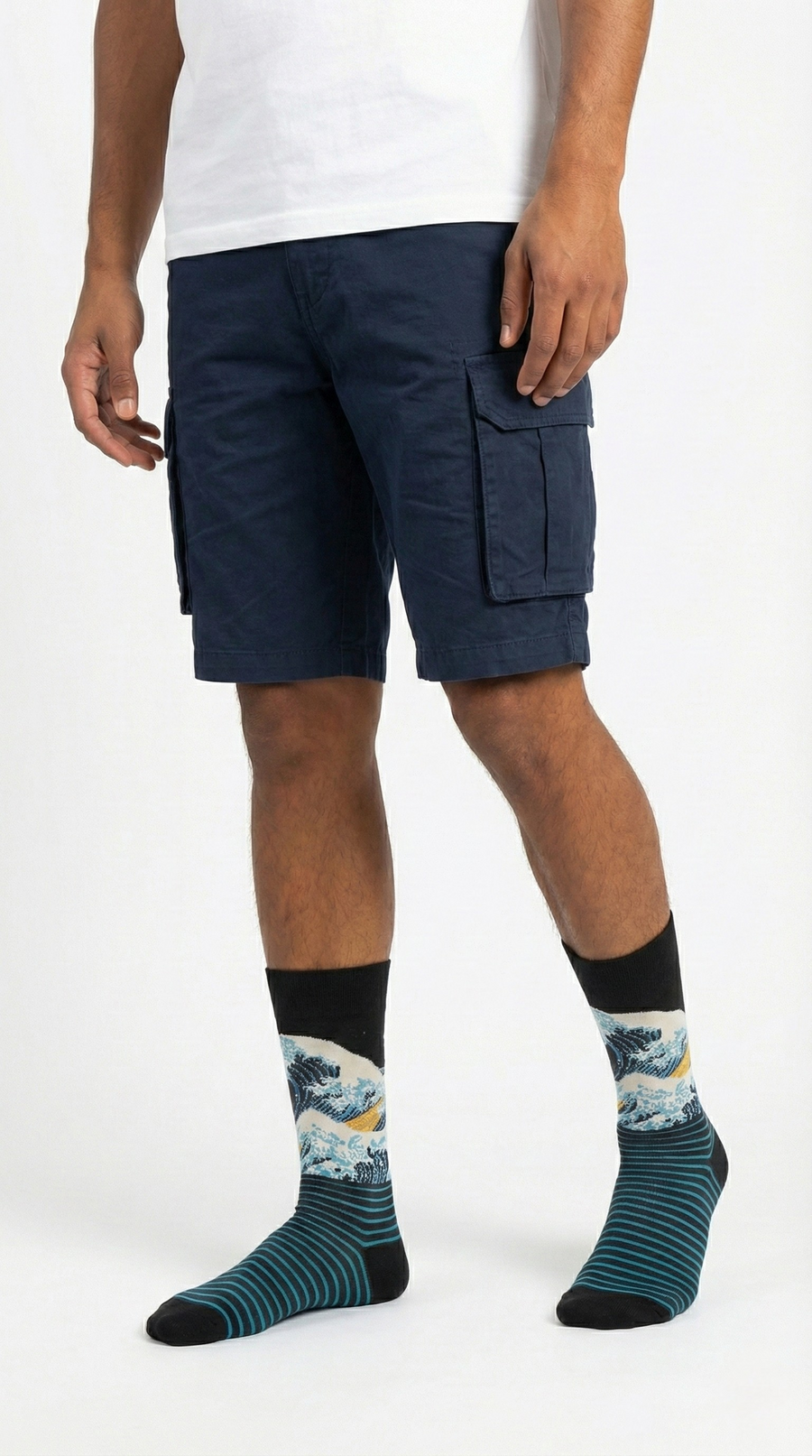 Moji Waves – half-crew socks | Socks Up