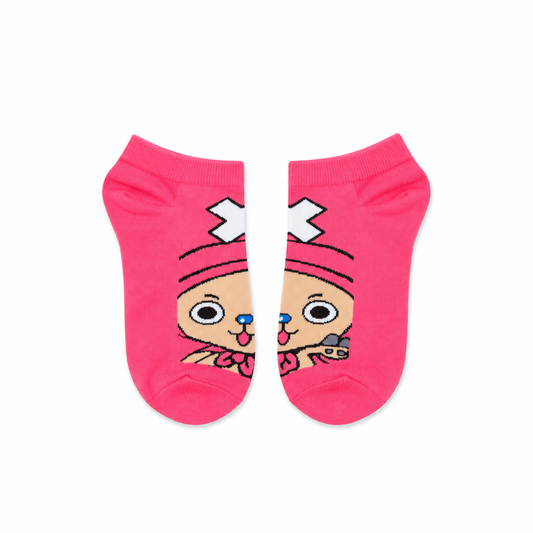 Tony Chopper anime ankle socks in pink by Socks Up UAE