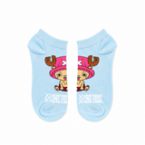 Tony Chopper blue ankle socks with One Piece reindeer design by Socks Up UAE