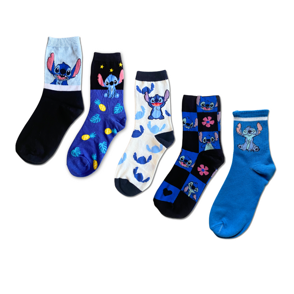 Stitch 5 pack + Free box | Socks Up