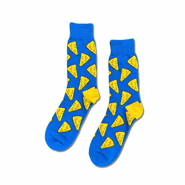 Cheese half crew socks design, Socks Up UAE
