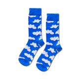 Clouds – half-crew socks | Socks Up