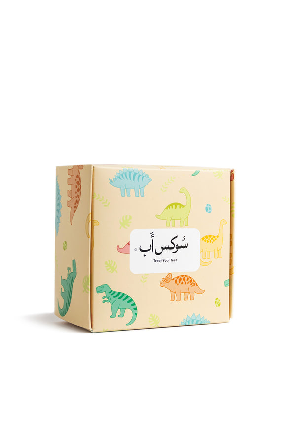 Dino Adventure Box funny gift design, Socks Up UAE