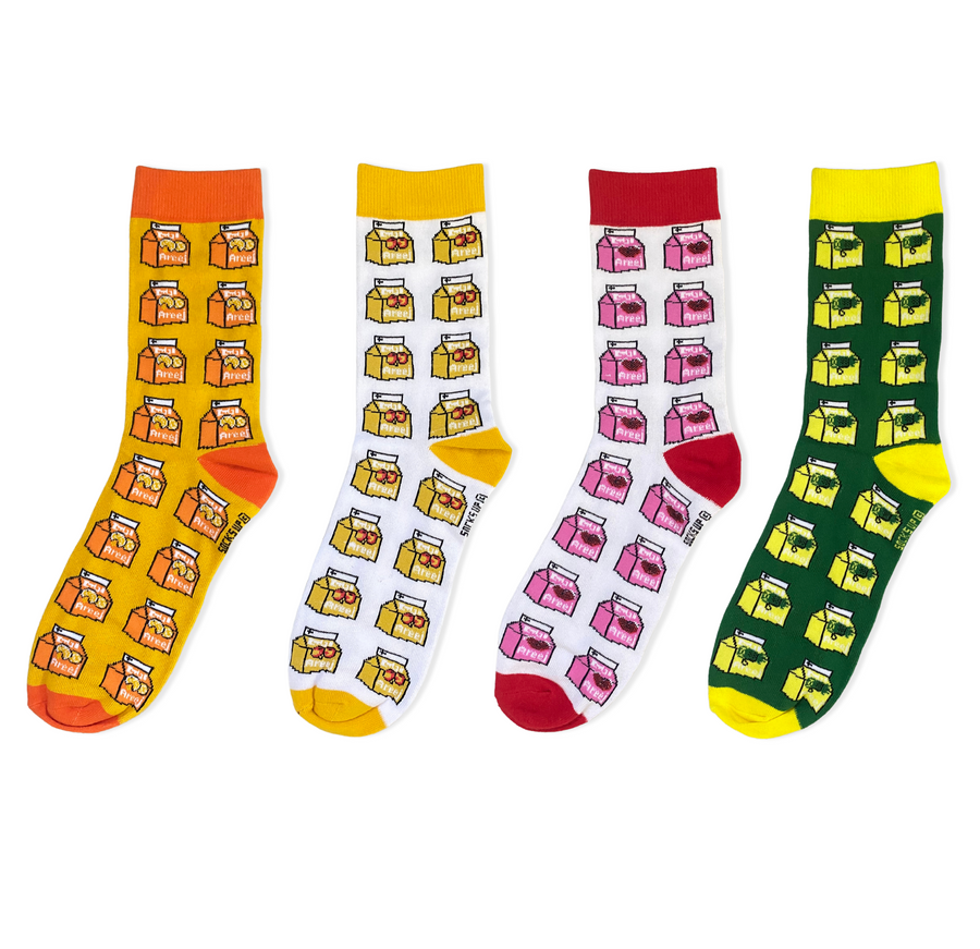 Areej Mango Socks - Soft, Stylish & Fun Socks | Socksup – half-crew socks | Socks Up