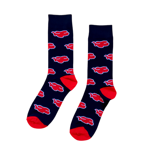 Naruto Akatsuki Clouds Socks