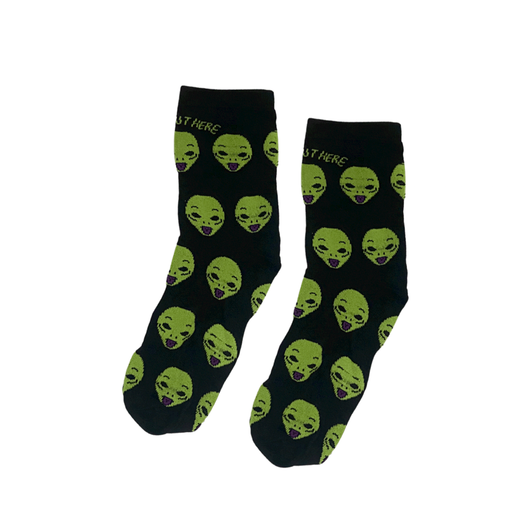 Experience softness, stretch, and breathability with our Aliens Socks. Perfectly matched for your sneakers or boots. Available in a variety of colors