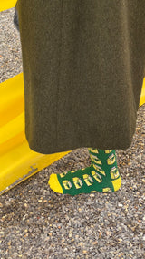 Areej Pineapple Socks - Fun & Comfortable Pineapple Design | SocksUp – half-crew socks | Socks Up