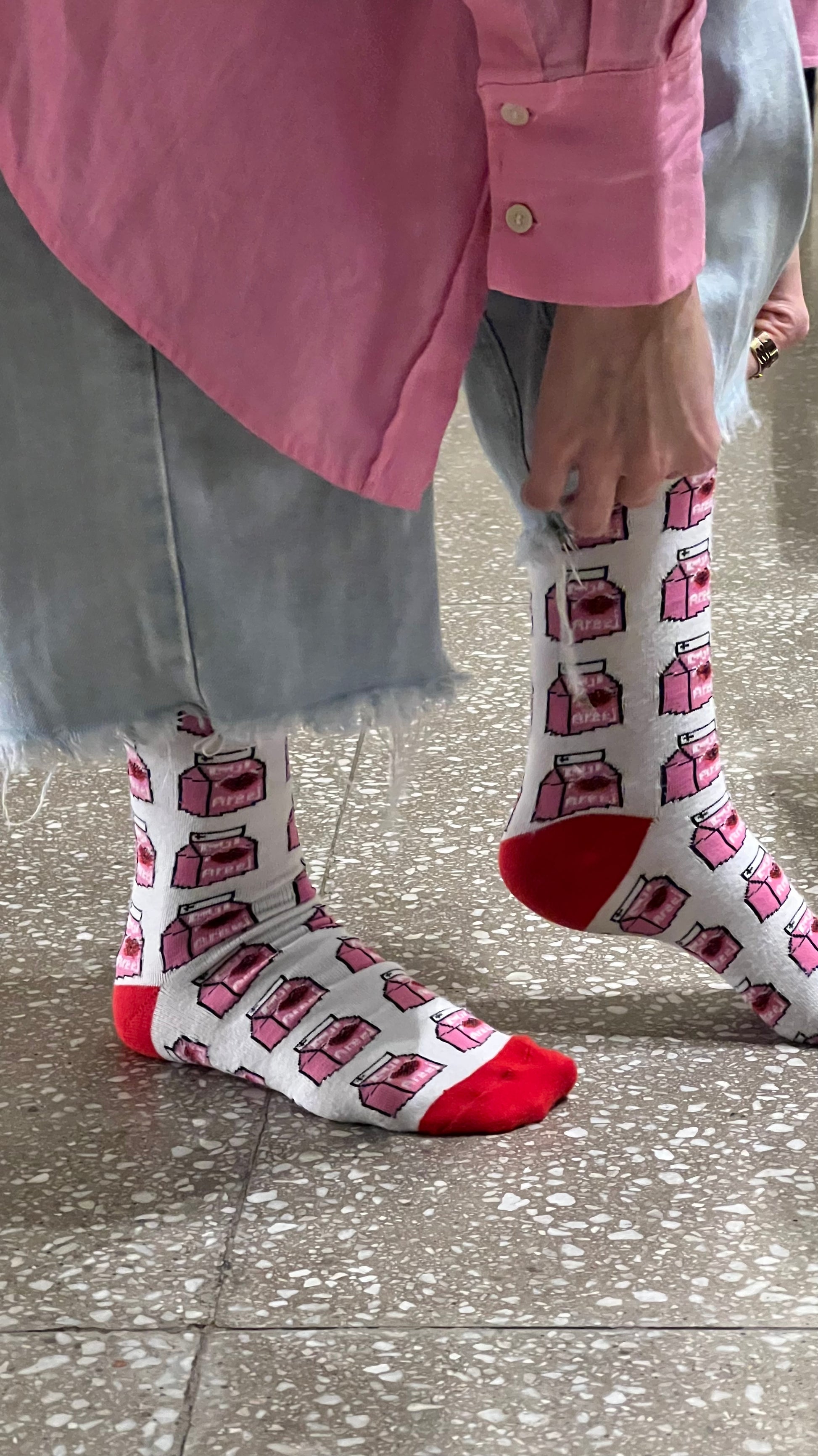 Areej Berries Half-Crew Socks - Comfortable Fit for Everyday 