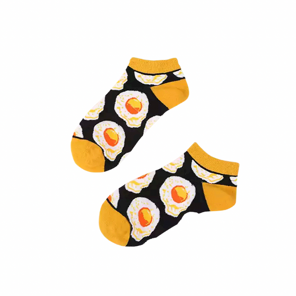 Eggs funny ankle socks by Socks Up UAE