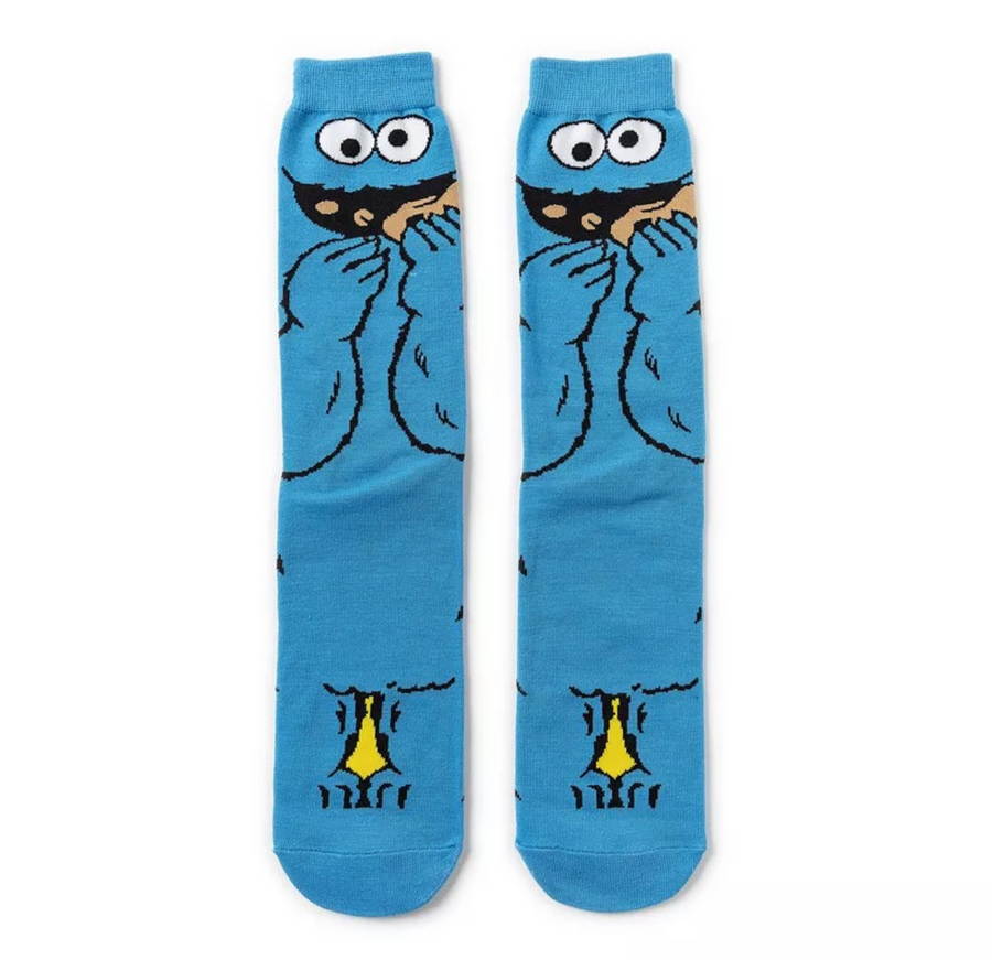 Cookie Monster – half-crew socks | Socks Up