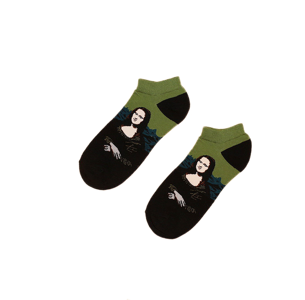 Mona Lisa ankle socks design, Socks Up UAE