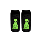Naughty Alien funny ankle socks design, Socks Up UAE